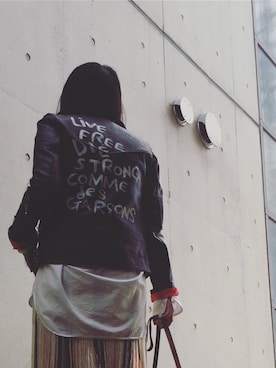 「DRIES VAN NOTEN（ドリスヴァンノッテン）のアイテム（ワンピース/ドレス）」を使った、yuiさん（レディース・160cm）の秋コーディネート