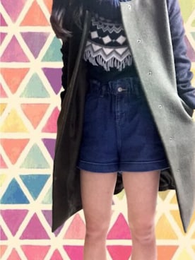 「MINIMUM（ミニマム）のアイテム（トップス）」を使った、ぷちょさん（レディース・162cm）の冬コーディネート