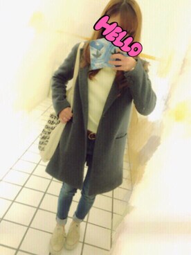 Mikaさん（レディース・155cm）の冬コーディネート