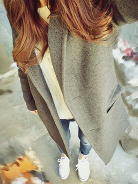 Mikaさん（レディース・155cm）の冬コーディネート