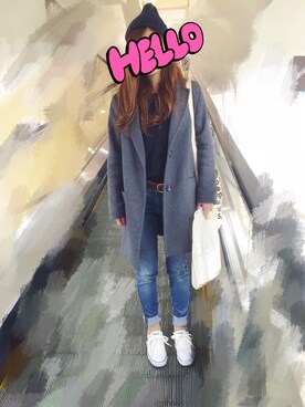 Mikaさん（レディース・155cm）の冬コーディネート