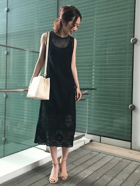 「Noble（ノーブル）のアイテム（ワンピース）」を使った、natsukiさん（レディース・162cm）の春コーディネート