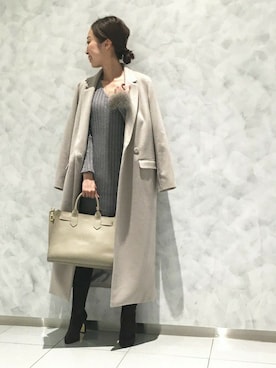 「Noble（ノーブル）のアイテム（バッグ）」を使った、natsukiさん（レディース・162cm）の秋コーディネート