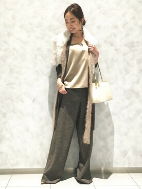 「FABIO RUSCONI（ファビオルスコーニ）のアイテム（パンプス）」を使った、natsukiさん（レディース・162cm）の秋コーディネート