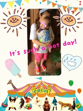 せーちゃんさん(キッズ・70cm)の夏コーディネート