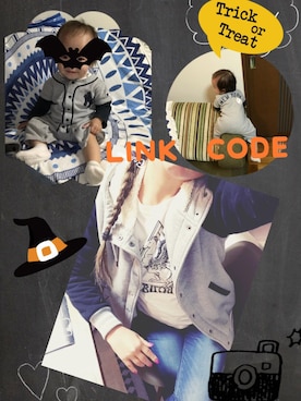 「MLB（メジャーリーグベースボール）のアイテム（ママ＆ベビー）」を使った、せーちゃんさん（キッズ・70cm）の秋コーディネート