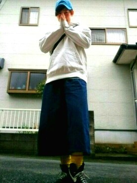 「坩堝（ルツボ）のアイテム」を使った、Yukaco Imamuraさん（レディース・166cm）の冬コーディネート