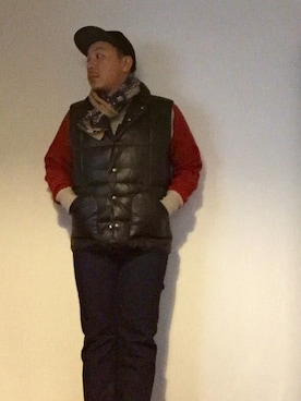 「The Brooklyn Circus（ブルックリンサーカス）のアイテム」を使った、伊藤孝法さん（メンズ・165cm）の秋コーディネート