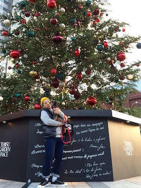 「OUTPUT（アウトプット）のアイテム（帽子）」を使った、伊藤孝法さん（メンズ・165cm）の秋コーディネート