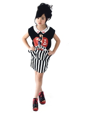 「アイテム（トップス）」を使った、bloc_betty_OFFICIALさん（キッズ・128cm）の夏コーディネート