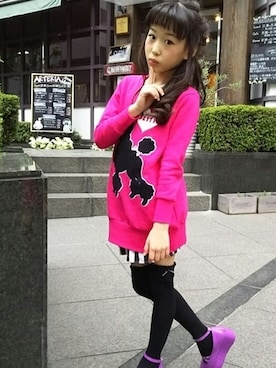 「アイテム（ワンピース/ドレス）」を使った、bloc_betty_OFFICIALさん（キッズ・129cm）の秋コーディネート