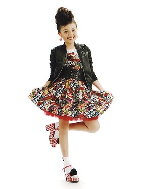「BLOC（ブロック）のアイテム（ワンピース/ドレス）」を使った、bloc_betty_OFFICIALさん（キッズ・140cm）の冬コーディネート