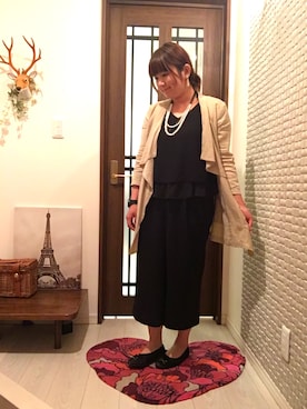 「N.（N. Natural Beauty Basic）（エヌエヌナチュラルビューティーベーシック）のアイテム（その他アウター）」を使った、ふわり◯さん（レディース・153cm）の春コーディネート