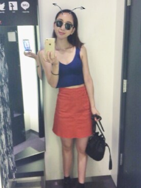 「orange」｜osamidさん（レディース・167cm）の夏コーディネート