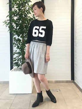 「ナンバリング」｜Reimiさん（レディース・170cm）の夏コーディネート