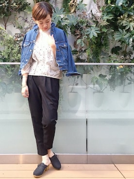 「MOHEDA TOFFELN（モヘダトフェール）のアイテム」を使った、Reimiさん（レディース・170cm）の秋コーディネート