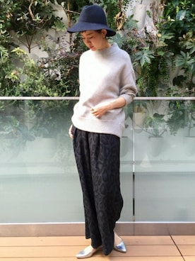 「アイテム（パンプス）」を使った、Reimiさん（レディース・170cm）の秋コーディネート