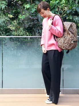 「Drifter（ドリフター）のアイテム」を使った、Reimiさん（レディース・170cm）の冬コーディネート