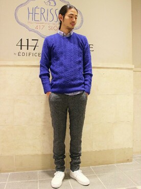 417 by EDIFICE渋谷店スタッフ8さん（メンズ・180cm）の秋コーディネート
