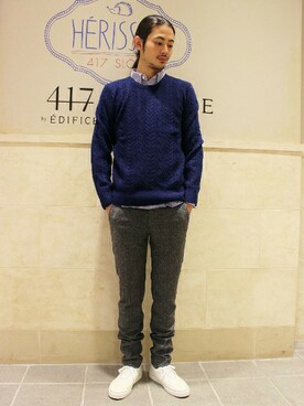 417 by EDIFICE渋谷店スタッフ8さん（メンズ・180cm）の秋コーディネート