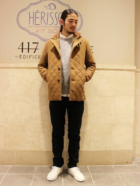 417 by EDIFICE渋谷店スタッフ8さん(メンズ・180cm)の冬コーディネート