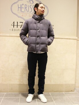 417 by EDIFICE渋谷店スタッフ8さん（メンズ・180cm）の冬コーディネート