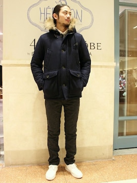 417 by EDIFICE渋谷店スタッフ8さん(メンズ・180cm)の冬コーディネート