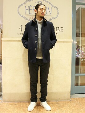417 by EDIFICE渋谷店スタッフ8さん（メンズ・180cm）の冬コーディネート
