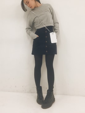 「CATCOPY」｜るうこさん（レディース・162cm）の秋コーディネート