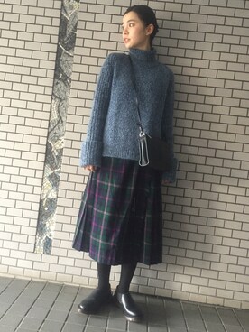 「used mix」｜「アイテム（その他シューズ）」を使った、るうこさん（レディース・162cm）の秋コーディネート