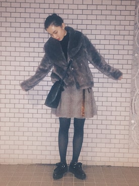るうこさん(レディース・162cm)の冬コーディネート