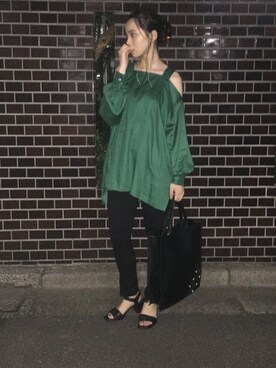 「gvgv」｜るうこさん（レディース・162cm）の夏コーディネート