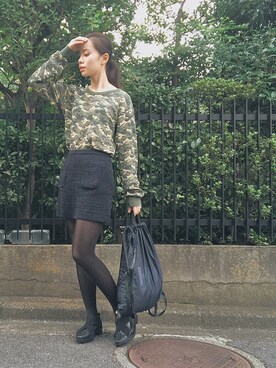 「メリッサ」｜るうこさん（レディース・162cm）の秋コーディネート