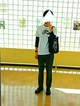 「UNDERCOVER（アンダーカバー）のアイテム（バッグ）」を使った、ぐんぐんさん（メンズ・175cm）の秋コーディネート