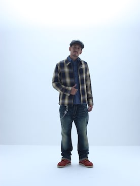 「Subciety（サブサエティ）のアイテム（その他アウター）」を使った、Subcietyさん（メンズ・175cm）の冬コーディネート