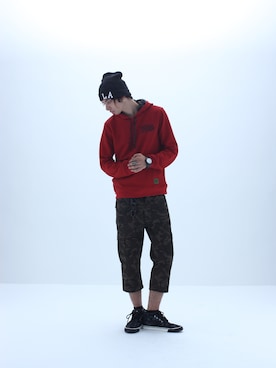 「アイテム（キーホルダー）」を使った、Subcietyさん（メンズ・183cm）の冬コーディネート