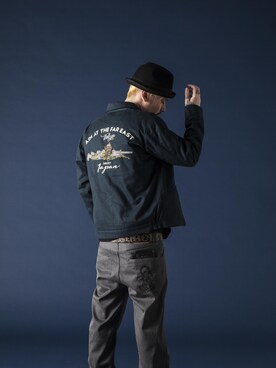 「Subciety（サブサエティ）のアイテム（ブルゾン）」を使った、Subcietyさん（メンズ・173cm）の秋コーディネート