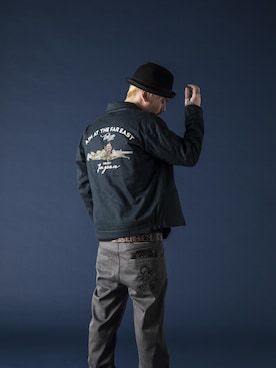 「Subciety（サブサエティ）のアイテム（ブルゾン）」を使った、Subcietyさん（メンズ・173cm）の秋コーディネート