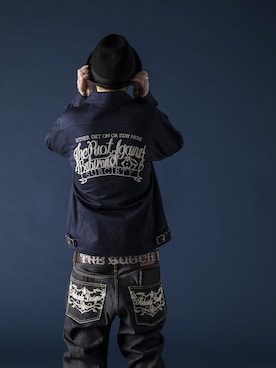 「Subciety（サブサエティ）のアイテム（財布/小物）」を使った、Subcietyさん（メンズ・173cm）の秋コーディネート