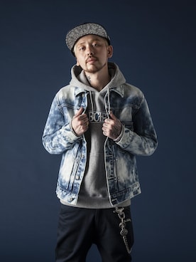 「Subciety（サブサエティ）のアイテム（財布/小物）」を使った、Subcietyさん（メンズ・173cm）の秋コーディネート