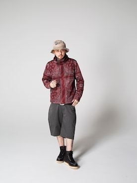 「Subciety（サブサエティ）のアイテム（マウンテンパーカー）」を使った、Subcietyさん（メンズ・173cm）の冬コーディネート
