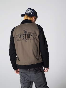 「Subciety（サブサエティ）のアイテム（その他アウター）」を使った、Subcietyさん（メンズ・175cm）の春コーディネート