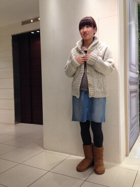 kinoshitaさん（レディース・155cm）の冬コーディネート