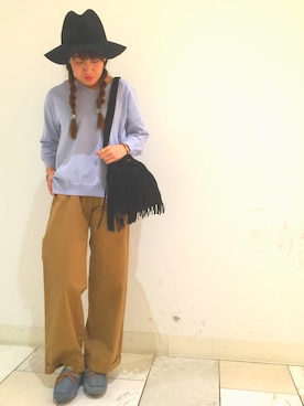 「STEPHEN（ステファン）のアイテム」を使った、kinoshitaさん（レディース・155cm）の冬コーディネート
