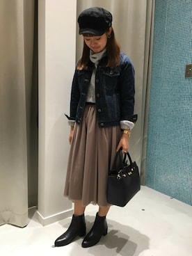 「MYSELF ABAHOUSE」｜naochanさん（レディース・156cm）の秋コーディネート