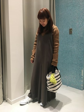 「MYSELF ABAHOUSE」｜naochanさん（レディース・156cm）の冬コーディネート