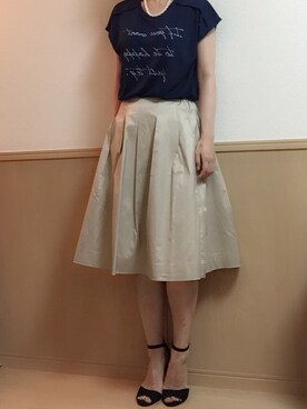 「UNIQLOコーデ」｜モモコさん（レディース・160cm）の夏コーディネート