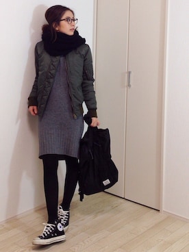 mayumiさん(レディース・156cm)の冬コーディネート