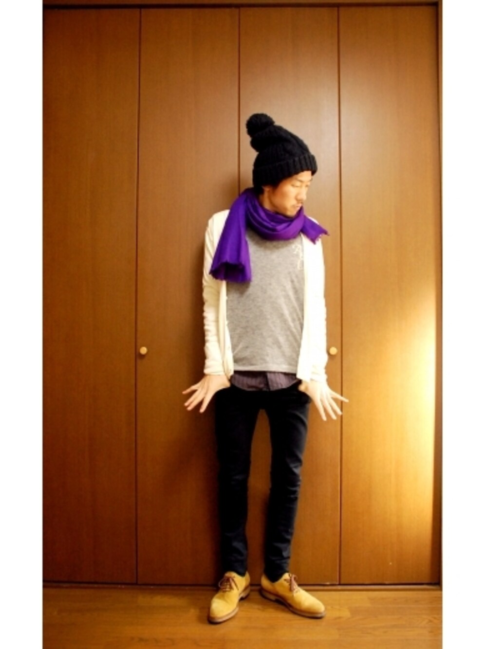 冬コーディネートの1枚目の写真