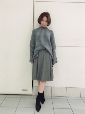 「snidel」｜haruka Kuboさん（レディース・160cm）の秋コーディネート